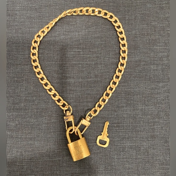 Louis Vuitton Padlock Lock, Key and 16 in chain #319 - Picture 3 of 3